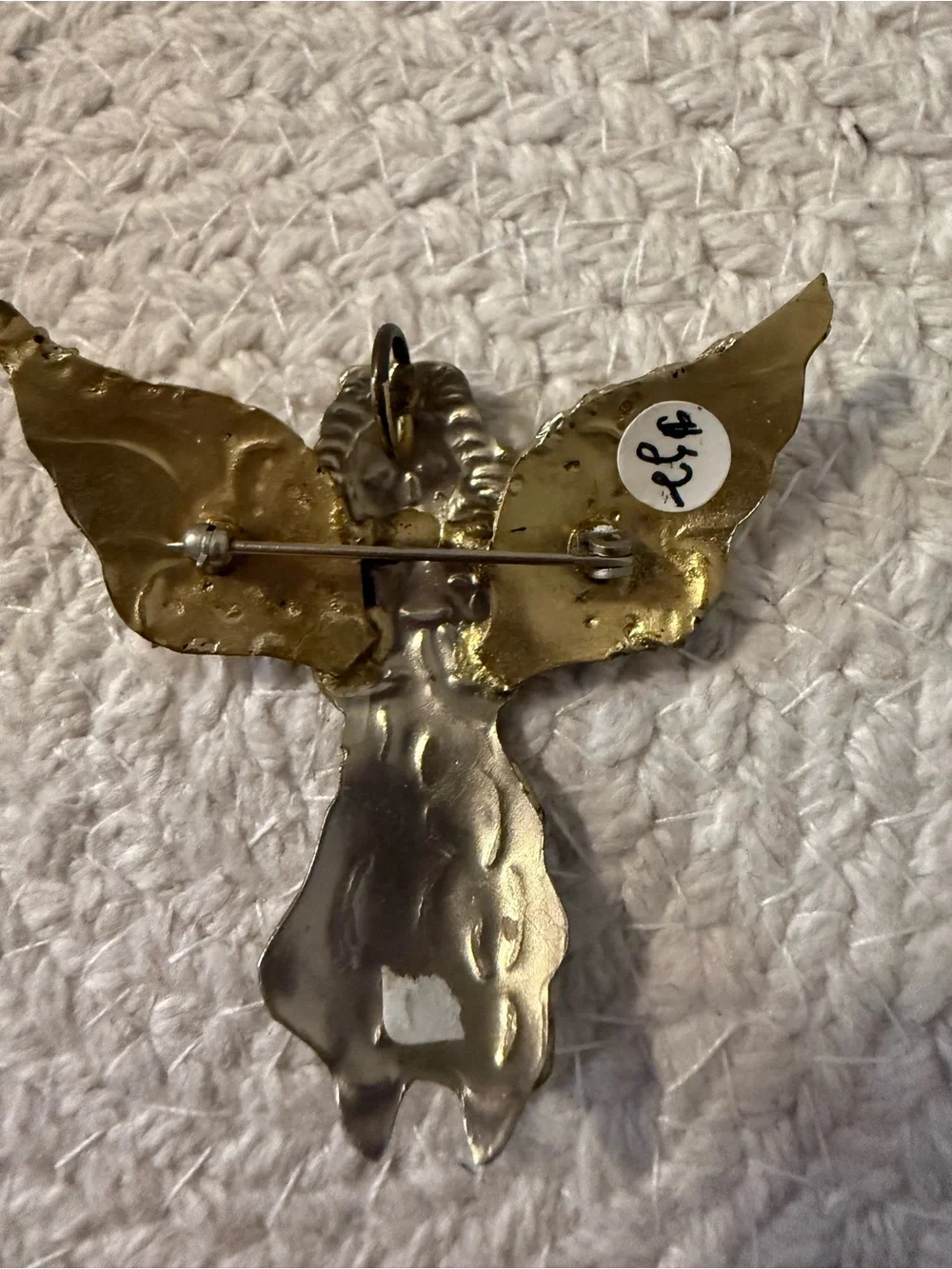 Gold Angel Wall Accent - Decorative Home Accent